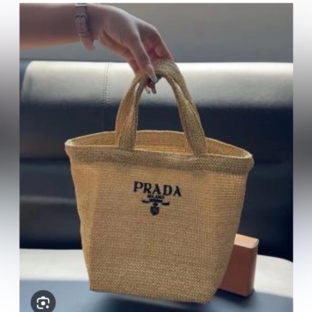 NEW Prada Rafia small tote (gift with purchase)